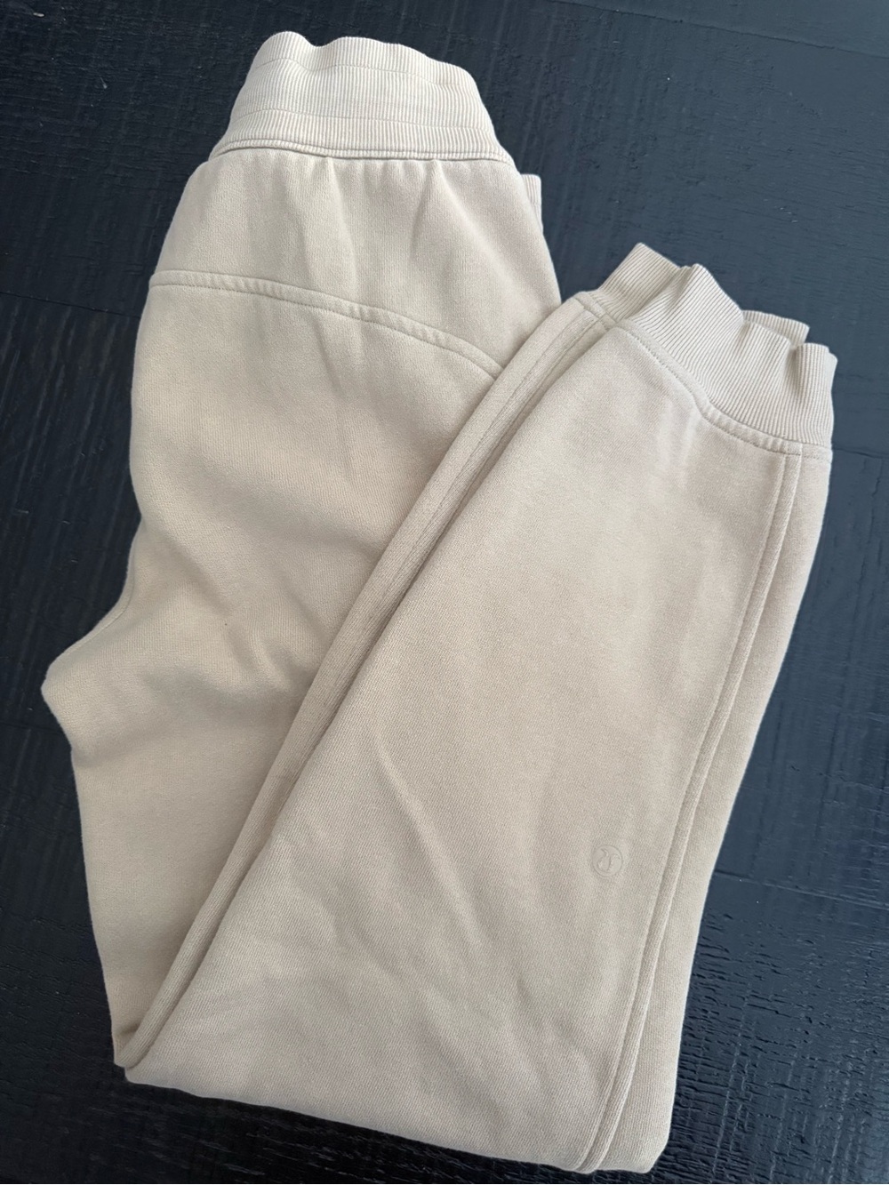 Lululemon Neutral Cream Jogger Pants - Comfortable Everyday Bottoms